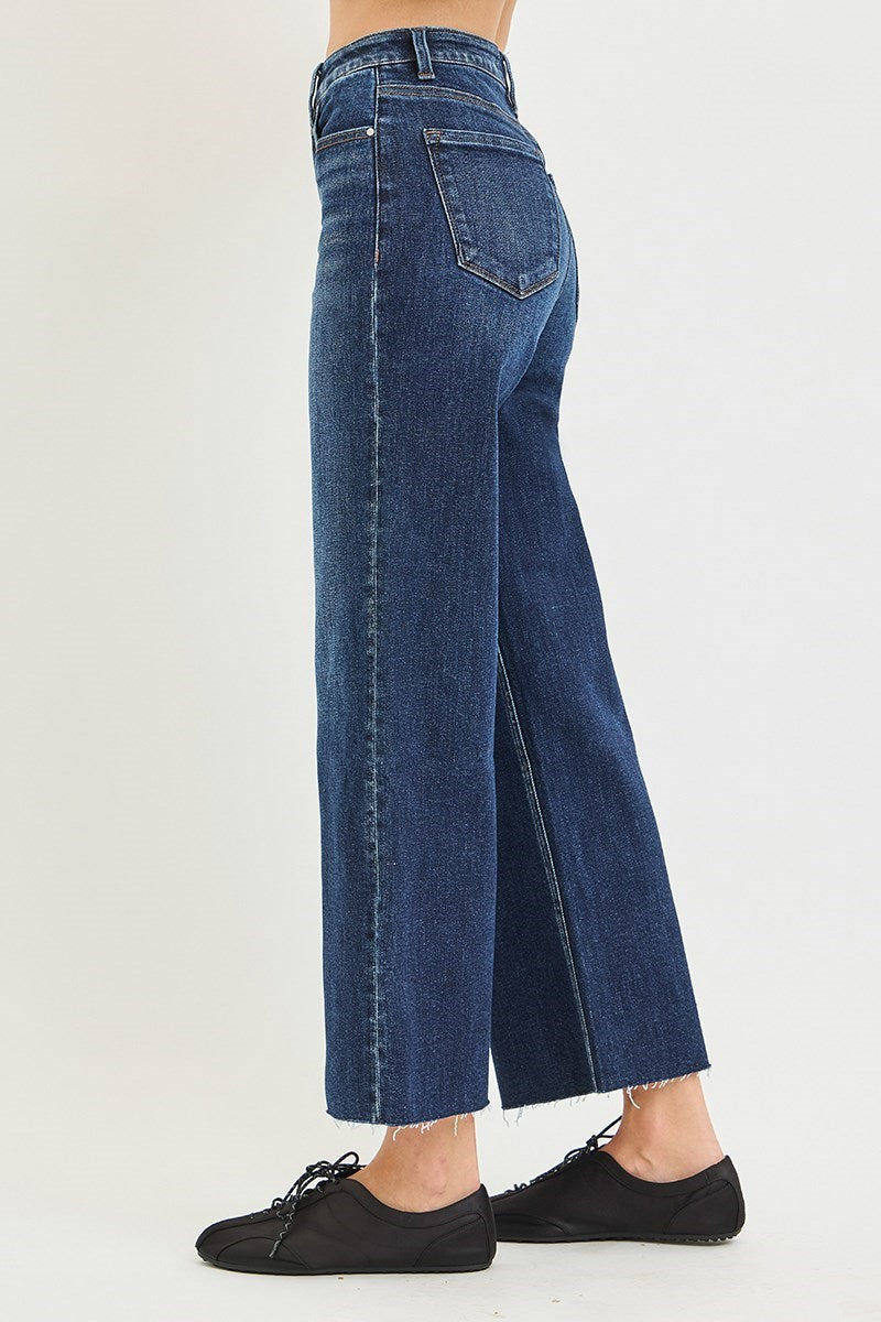 RISEN Bryson High Rise Crop Wide Jeans PREORDER