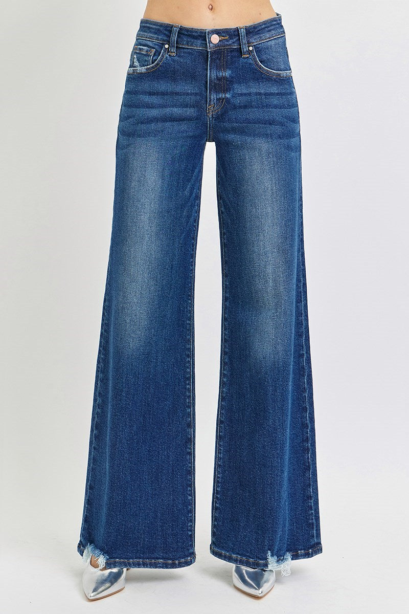 RISEN Bayle Wide Mid Rise Jeans PREORDER