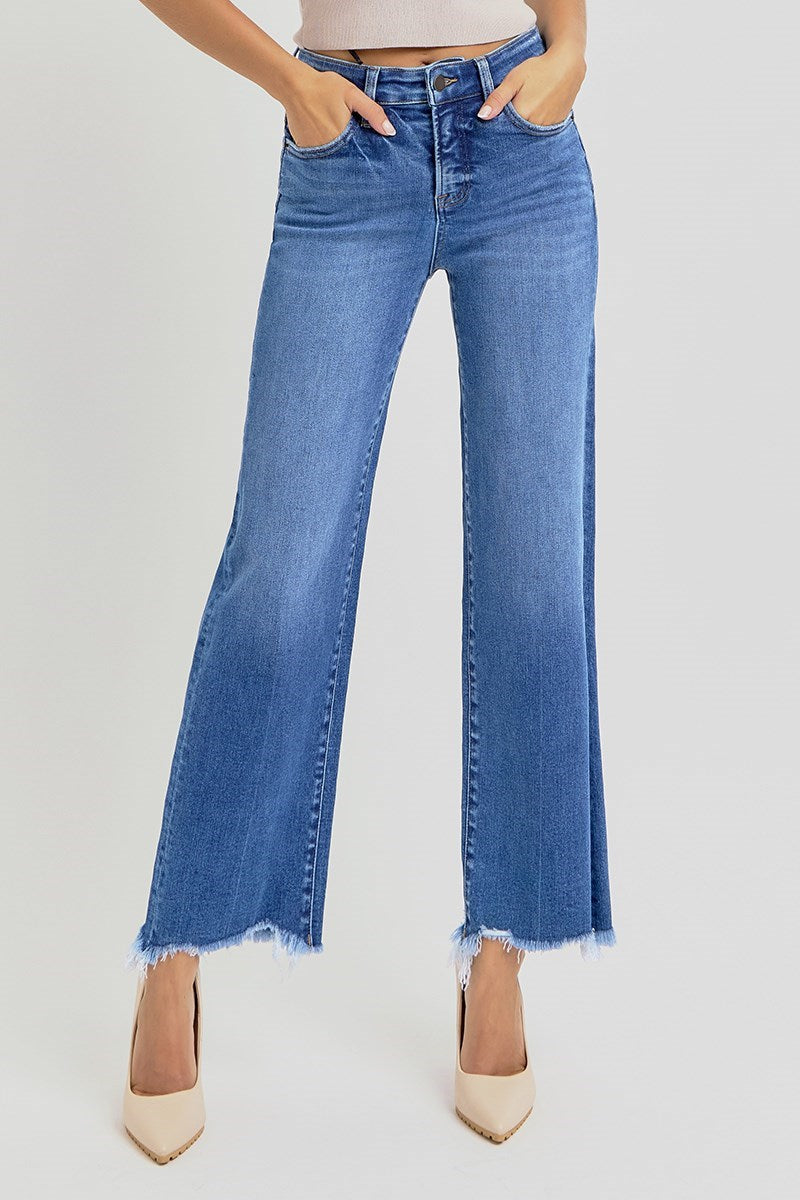RISEN Angie High Rise Straight Jeans