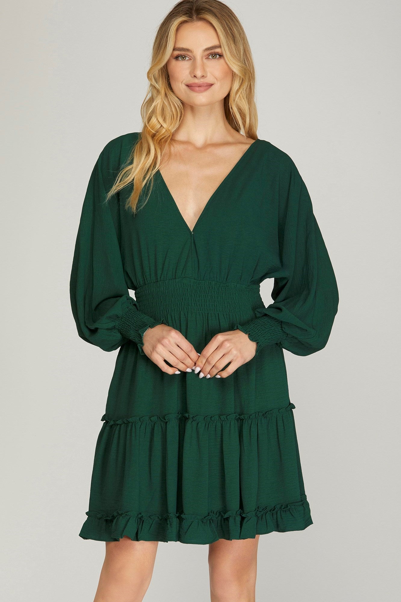 Tae Surplice Dress