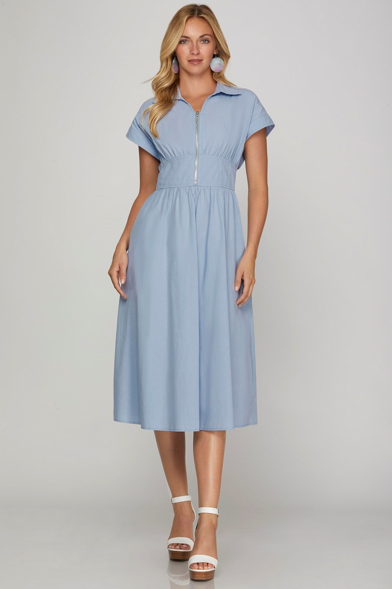 Michala Midi Zip Dress