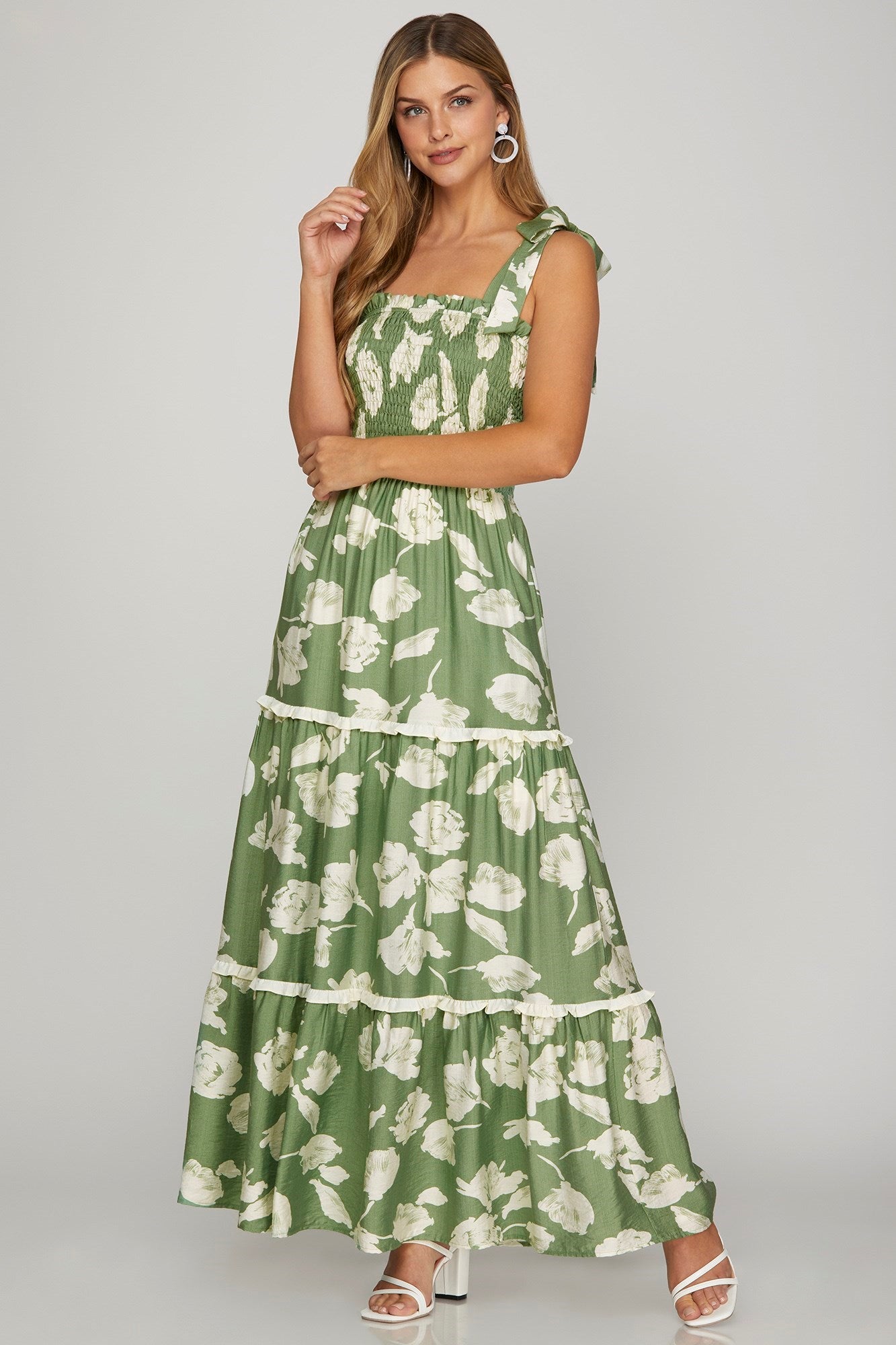 Micks Floral Maxi Dress