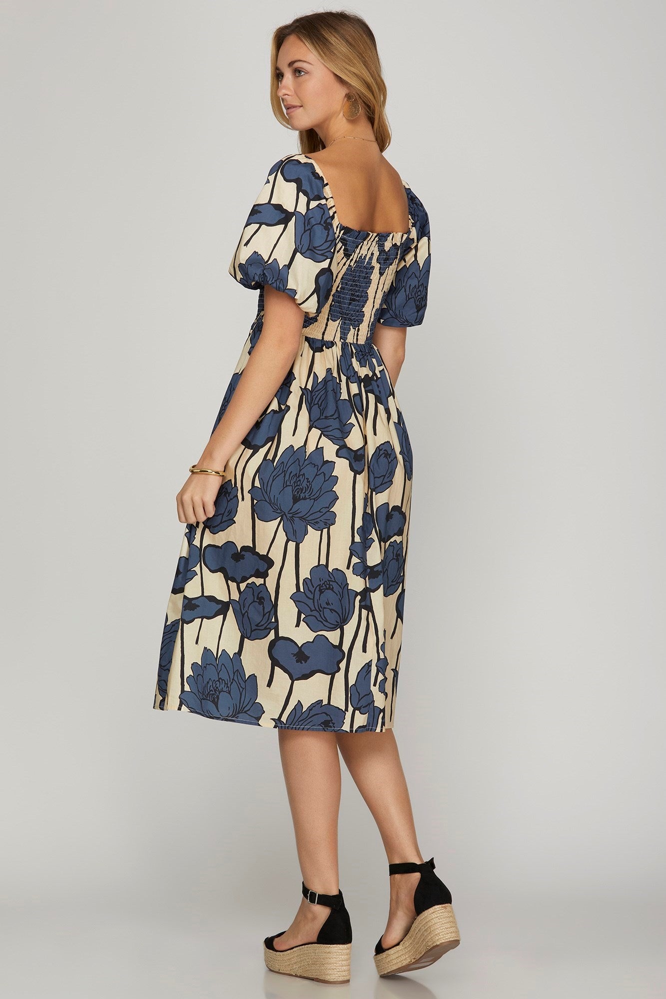 Morgan Floral Midi Dress