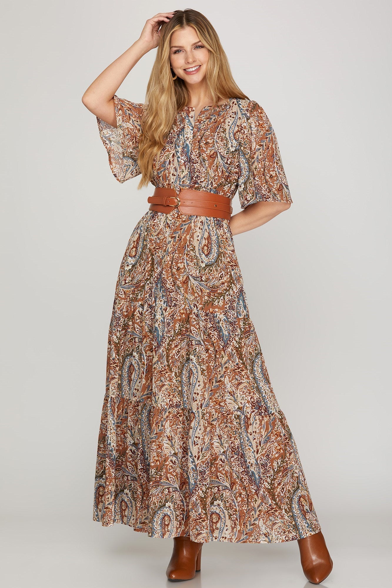Maxine Print Dress