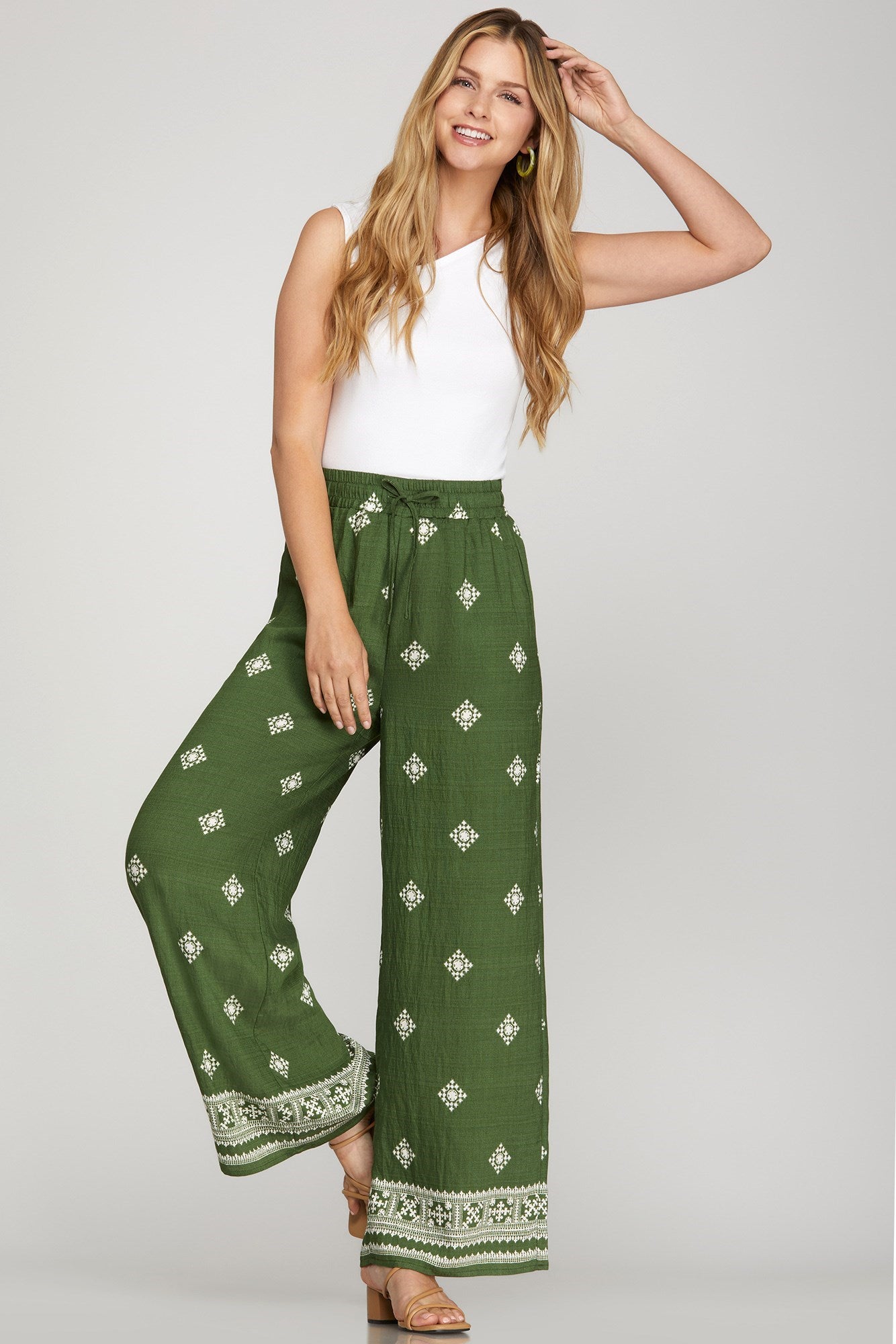 Melonie Print Pants
