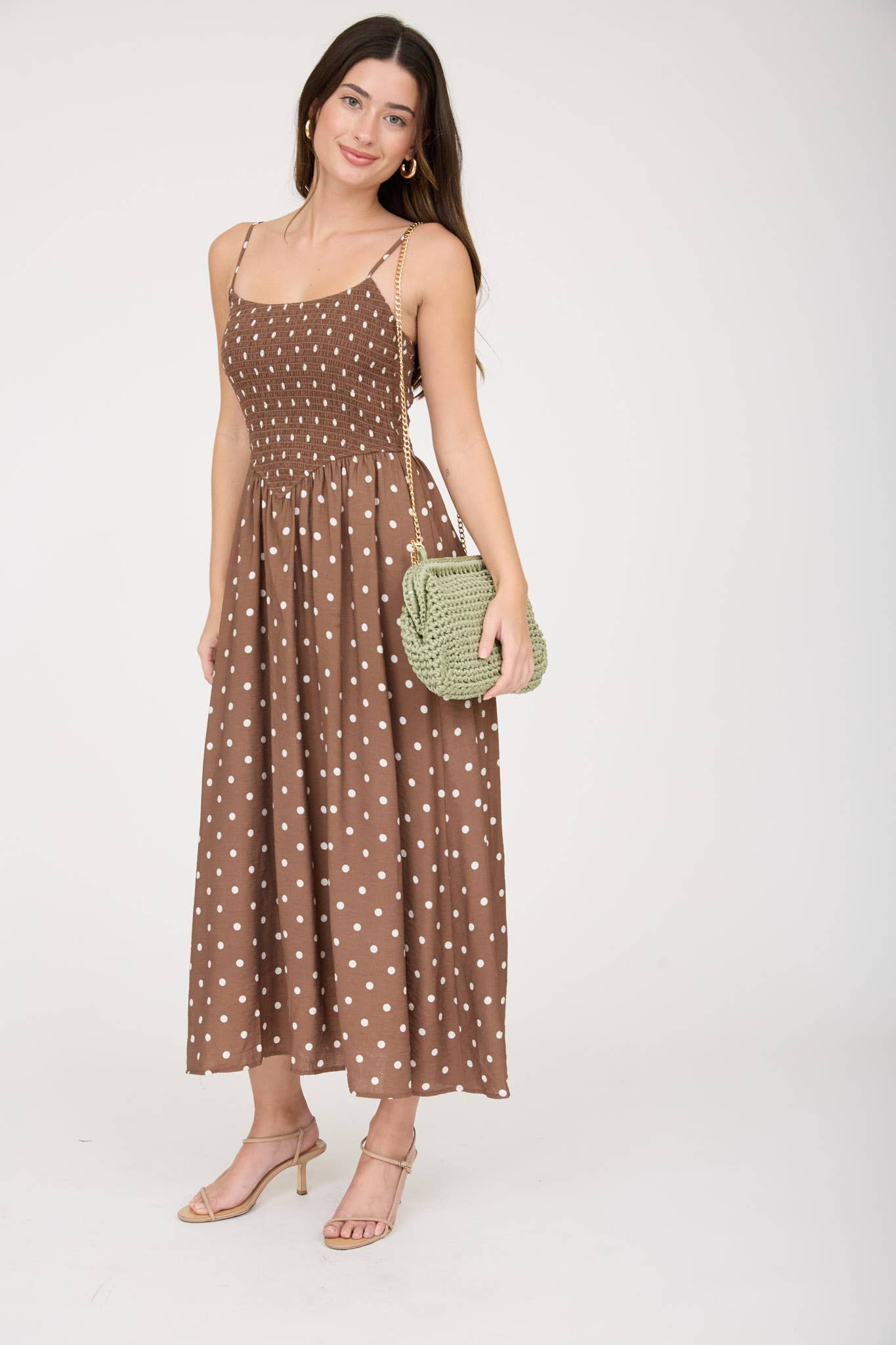 Jolene Smocked Midi Dress