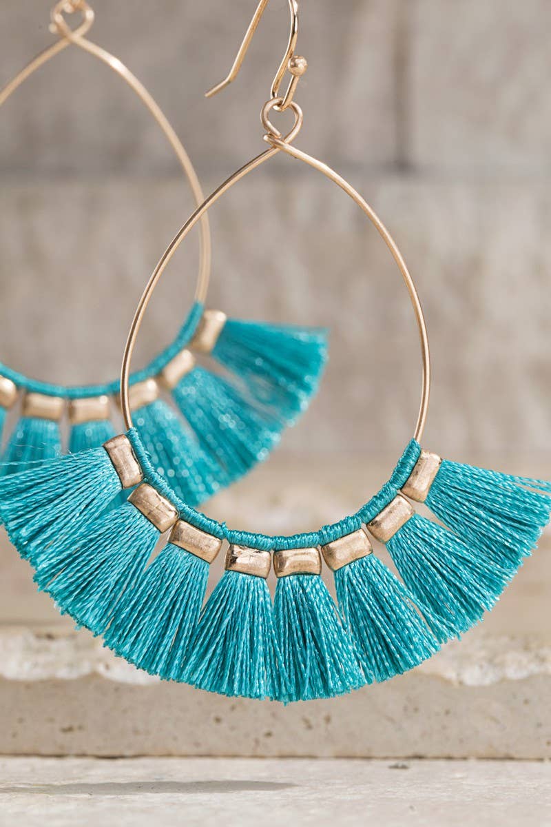 Fine Thread Fish Hook Earrings (3 Colors!)