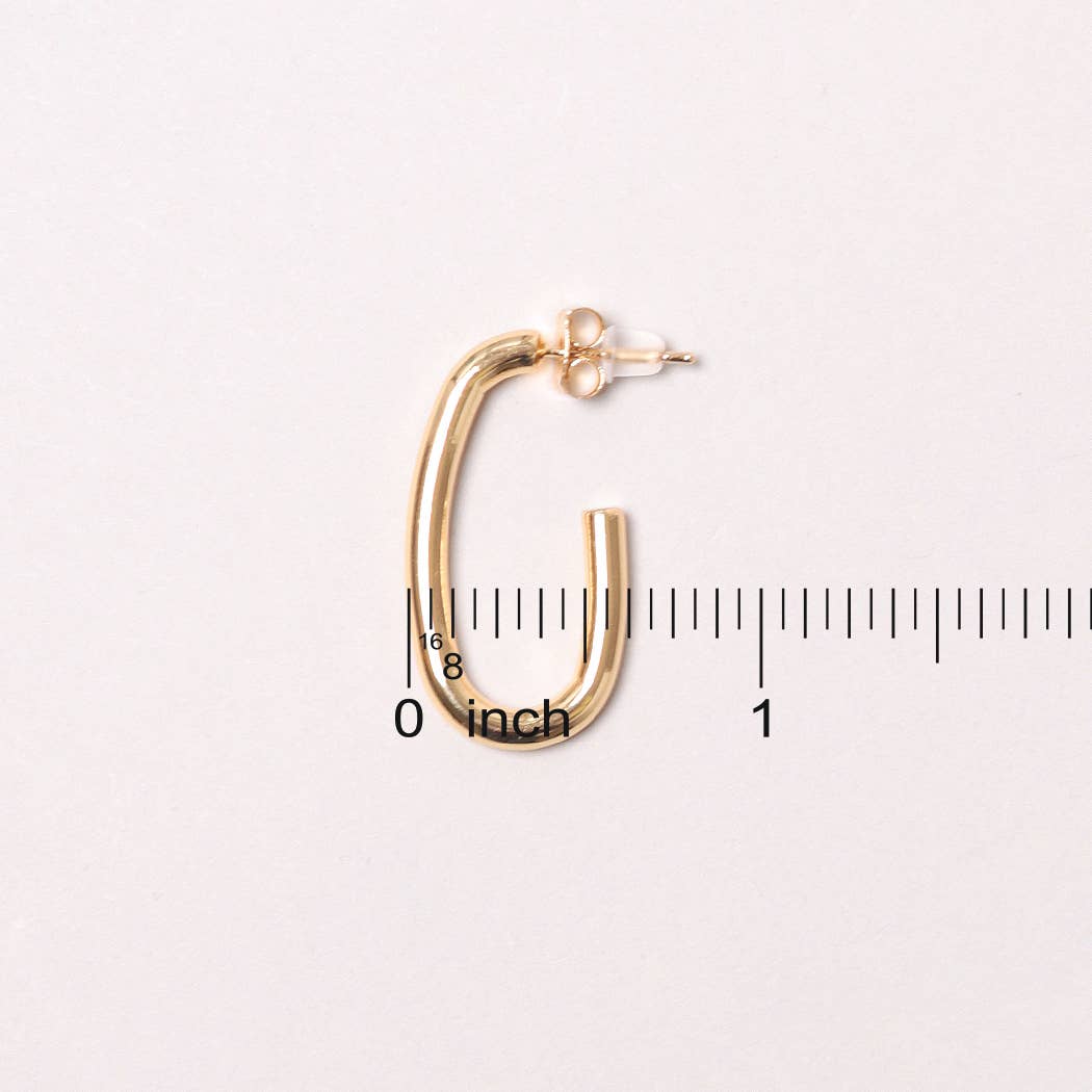 Dole 14K Gold-Dipped Long Post Earring (2 Colors!)