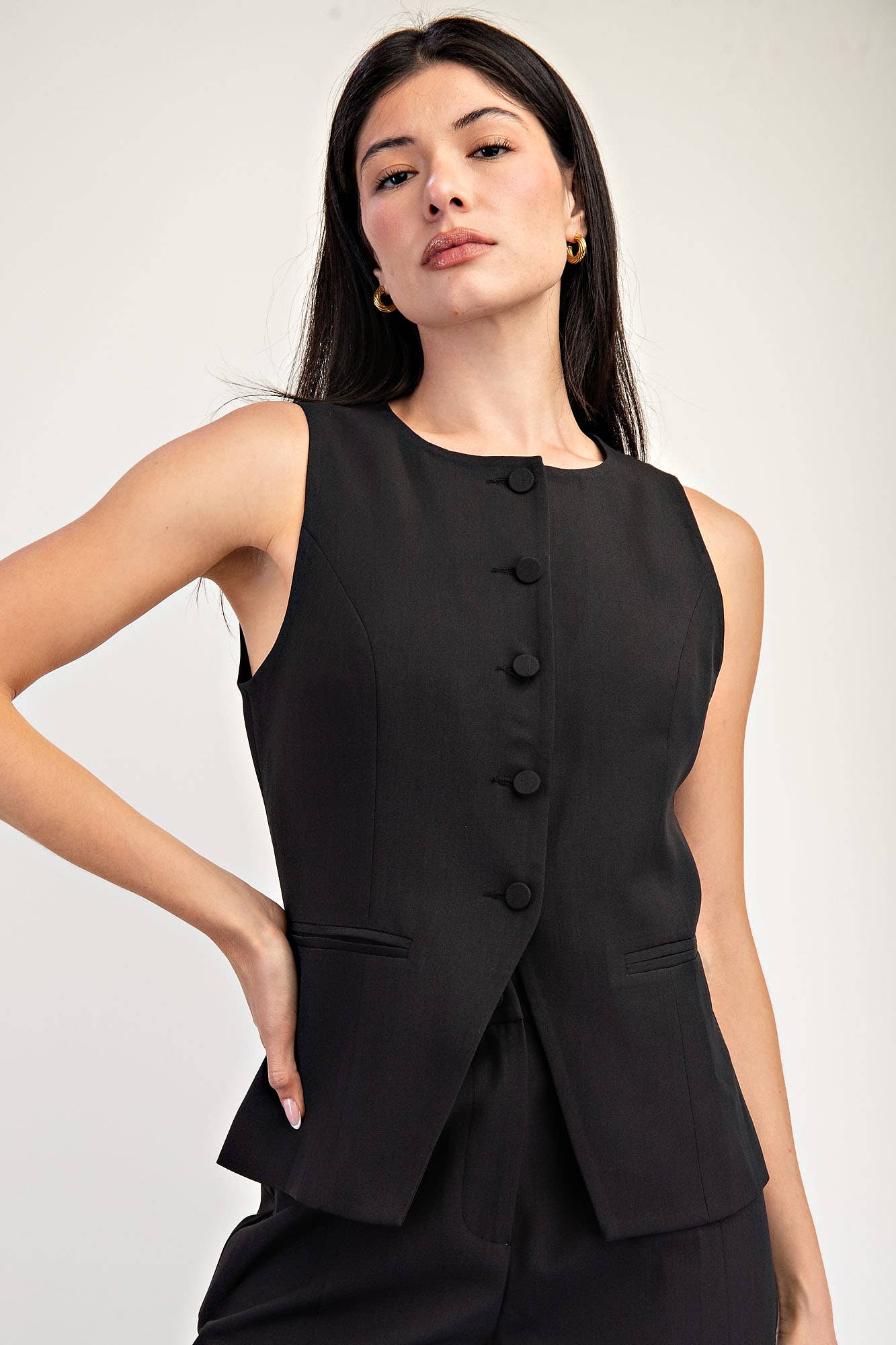 Libby Woven Vest Top