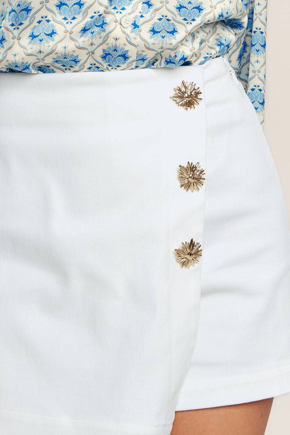 Braya Denim Skort Skirt
