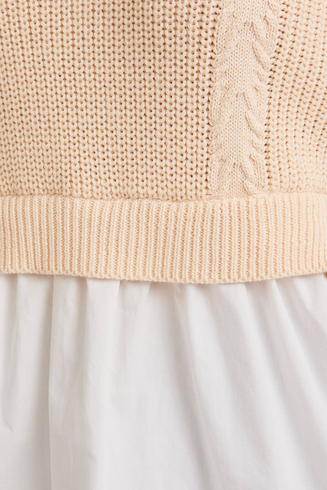 Rory Mixed Knit Top