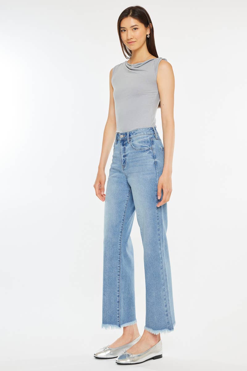 KanCan Lenni High Rise Slim Wide Leg Jeans