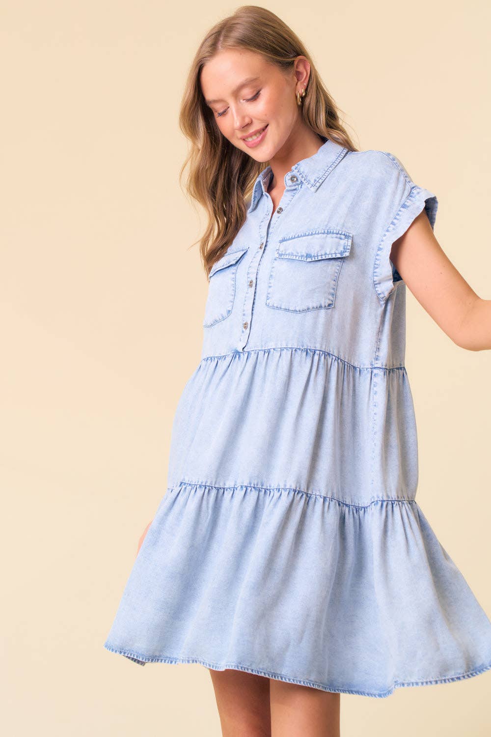 Bart Tencel Mini Dress