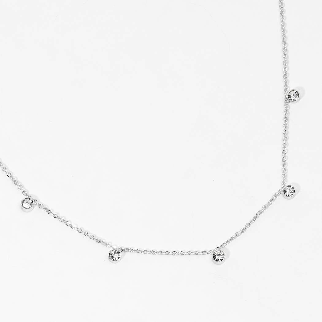 Nala Gold-Dipped Round Accent Necklace