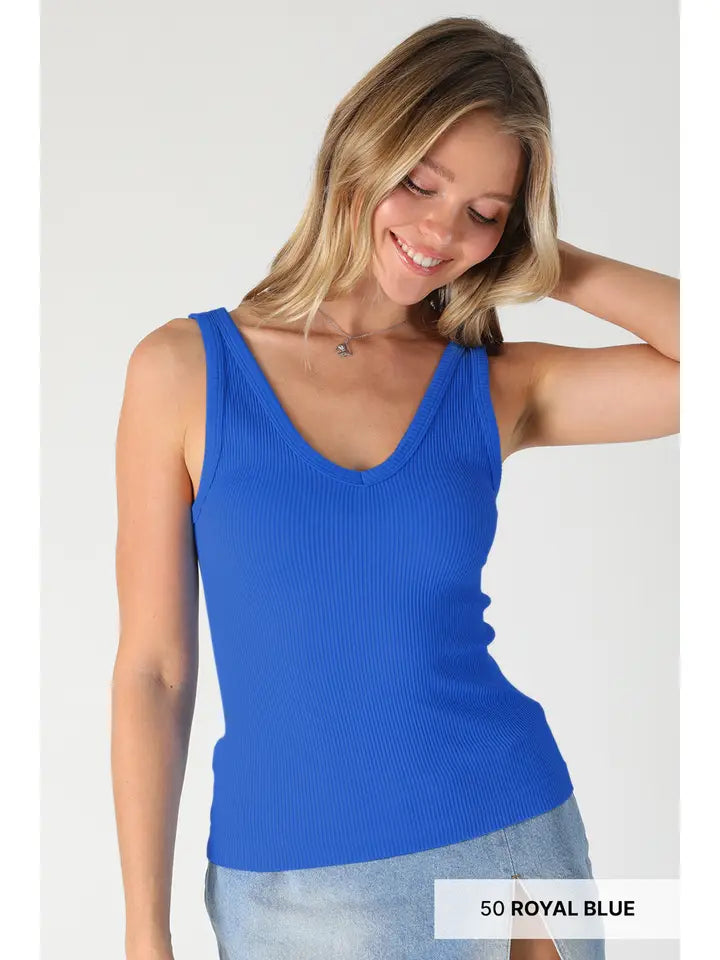 NIKIBIKI Ribbed Reversible Tank Top (3 Colors!)