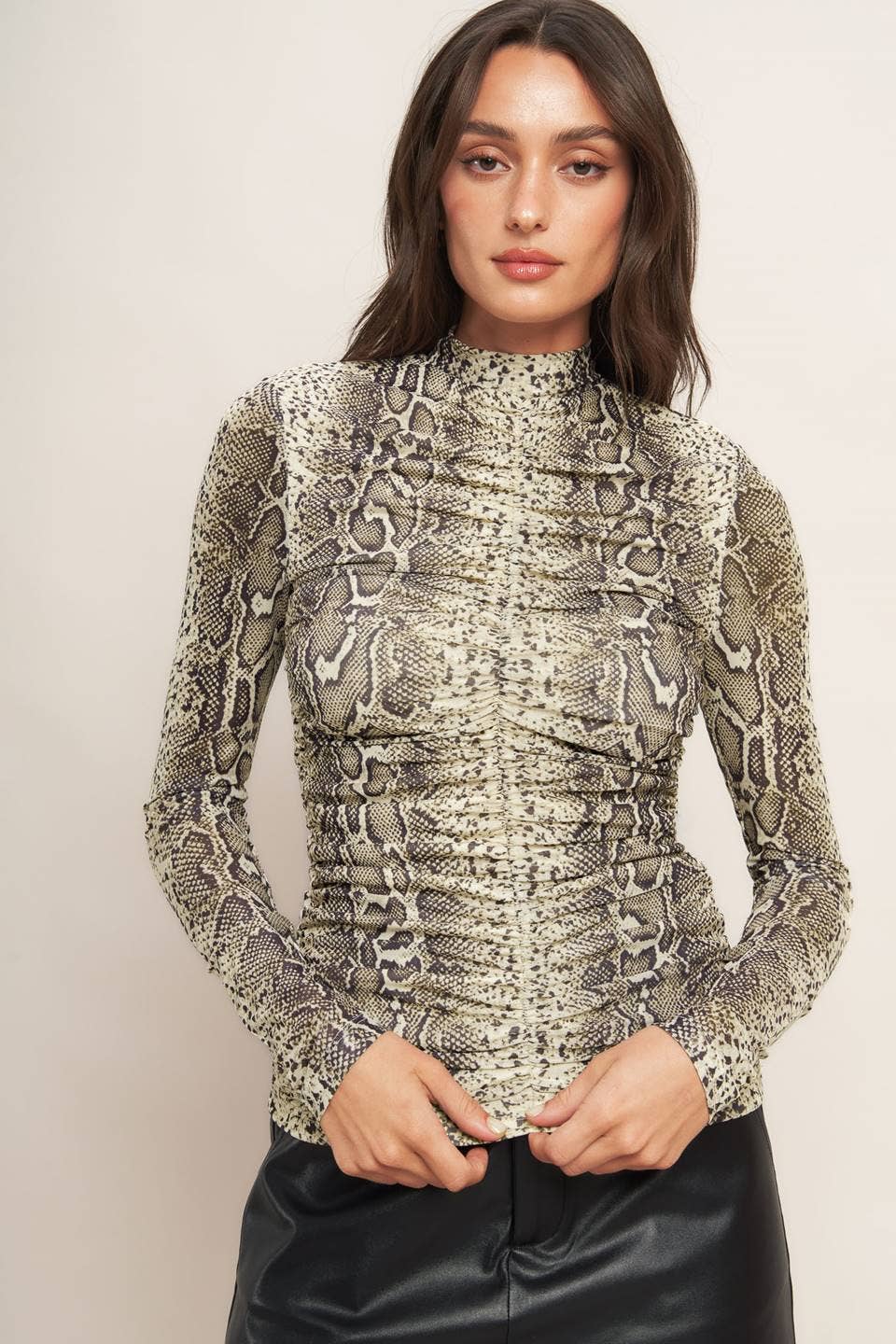 Karyn Snake Top