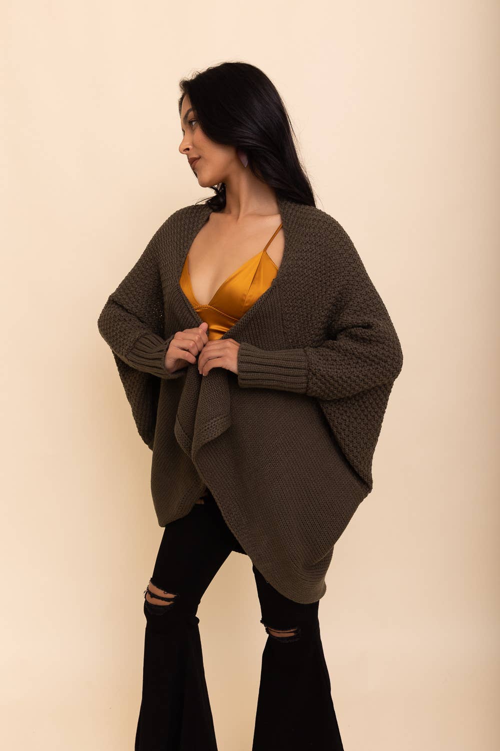 Stella Bat Sleeve Knit Cardigan (3 Colors!) PREORDER