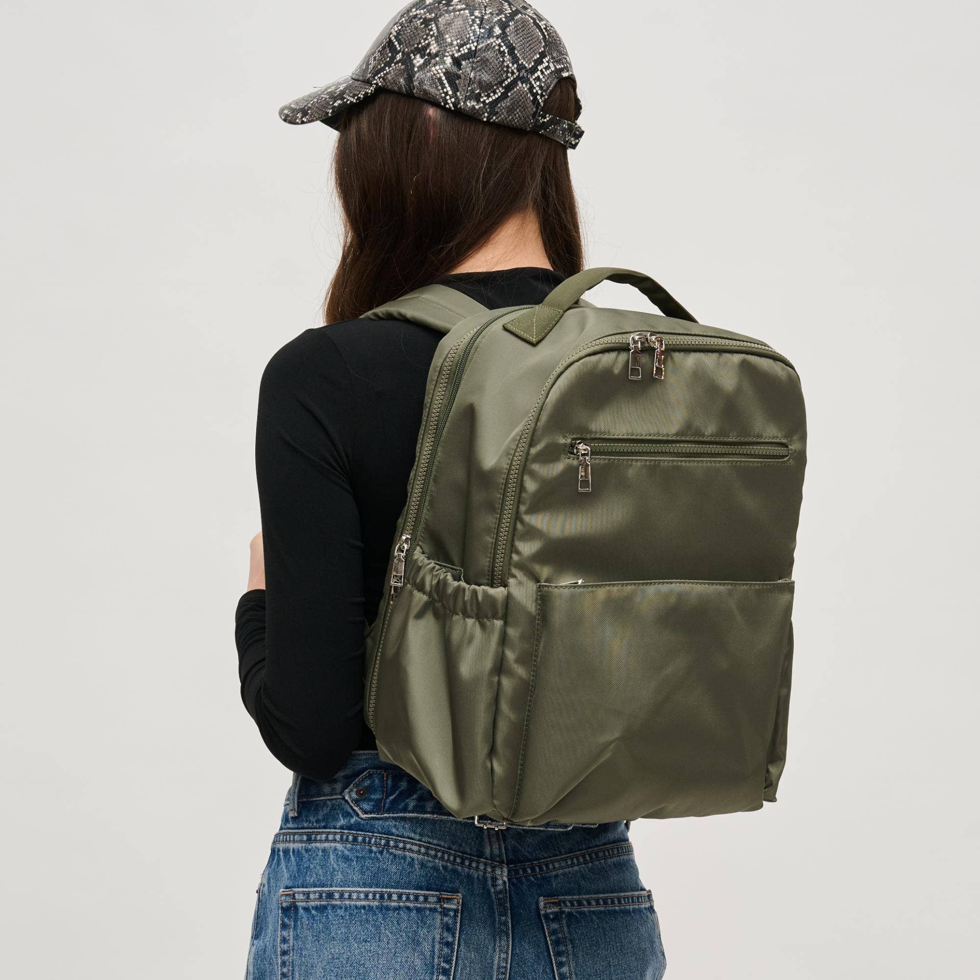 Urban Explorer Nylon Multi Compartment Travel Backpack