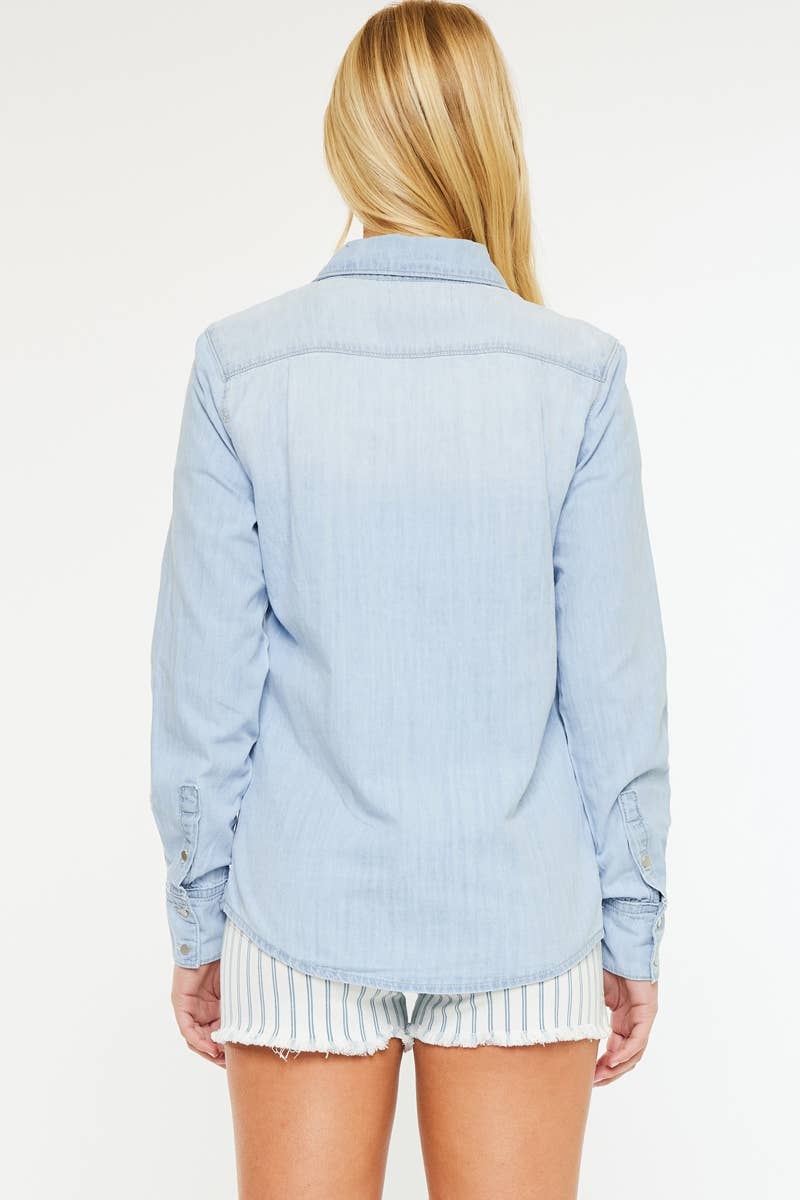 KanCan Sugar Denim Shirt