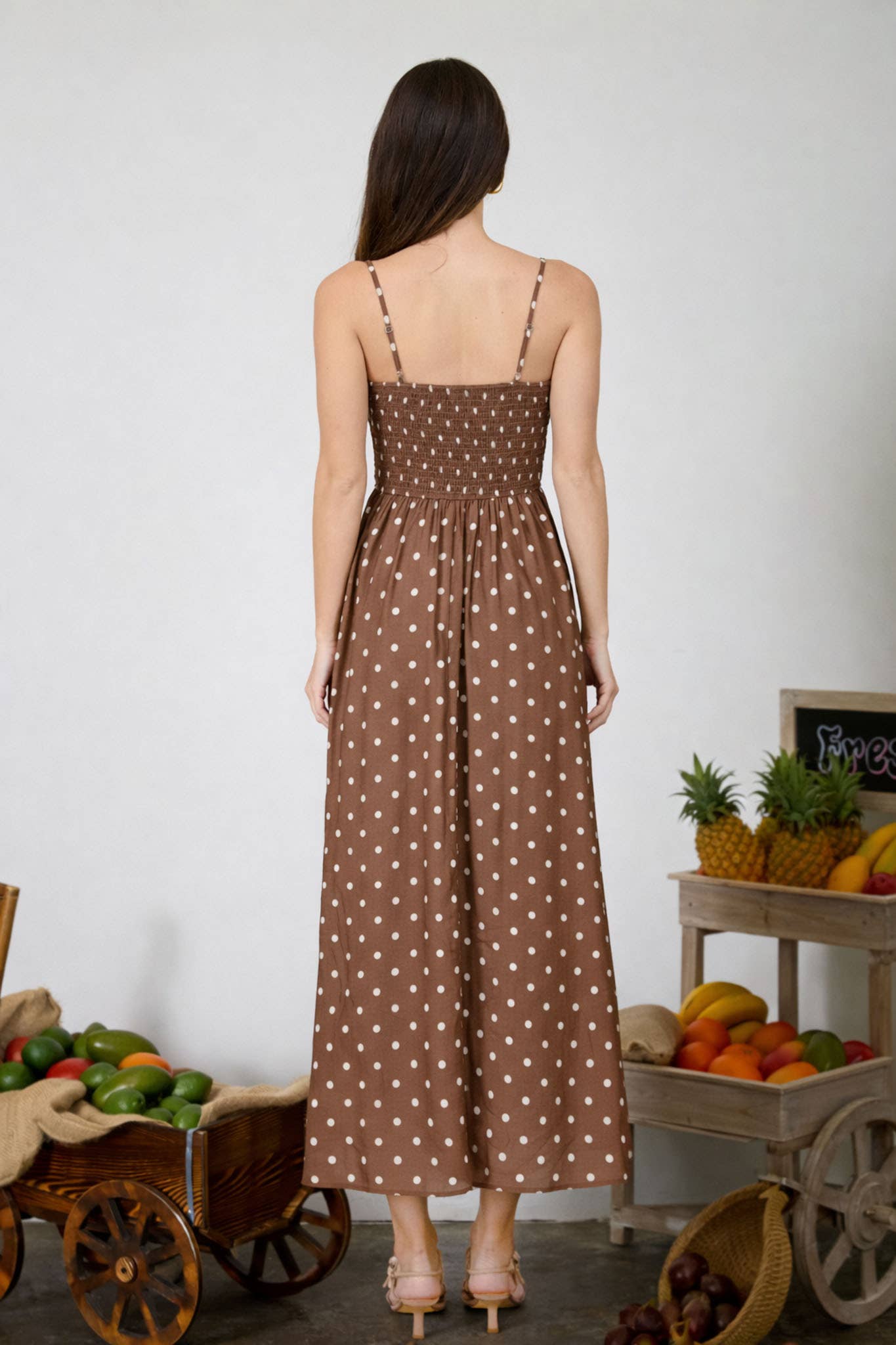 Jolene Smocked Midi Dress