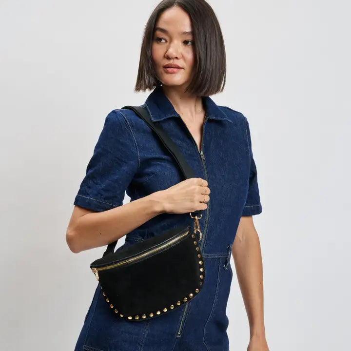 Gizelle Grommet Sling Fanny Pack Bag (2 Colors!)