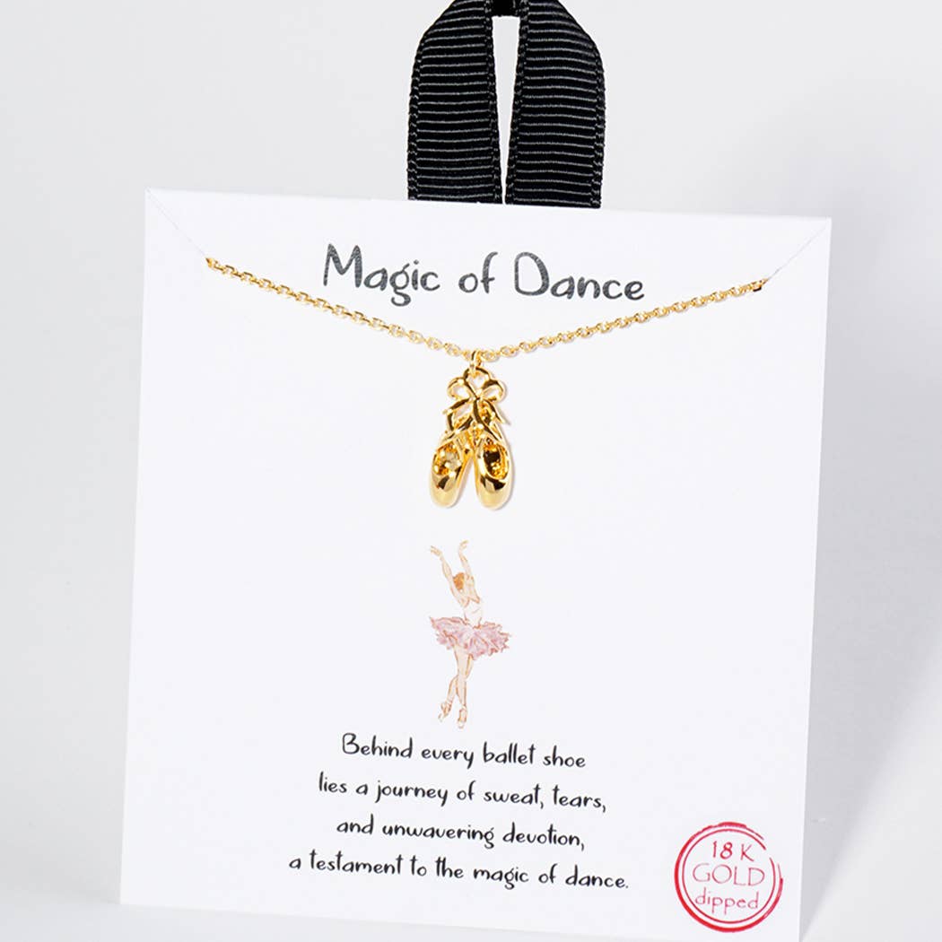 Noa Magic of Dance / Ballet Shoe Necklace