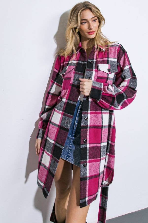 Keaghan Plaid Tie Jacket
