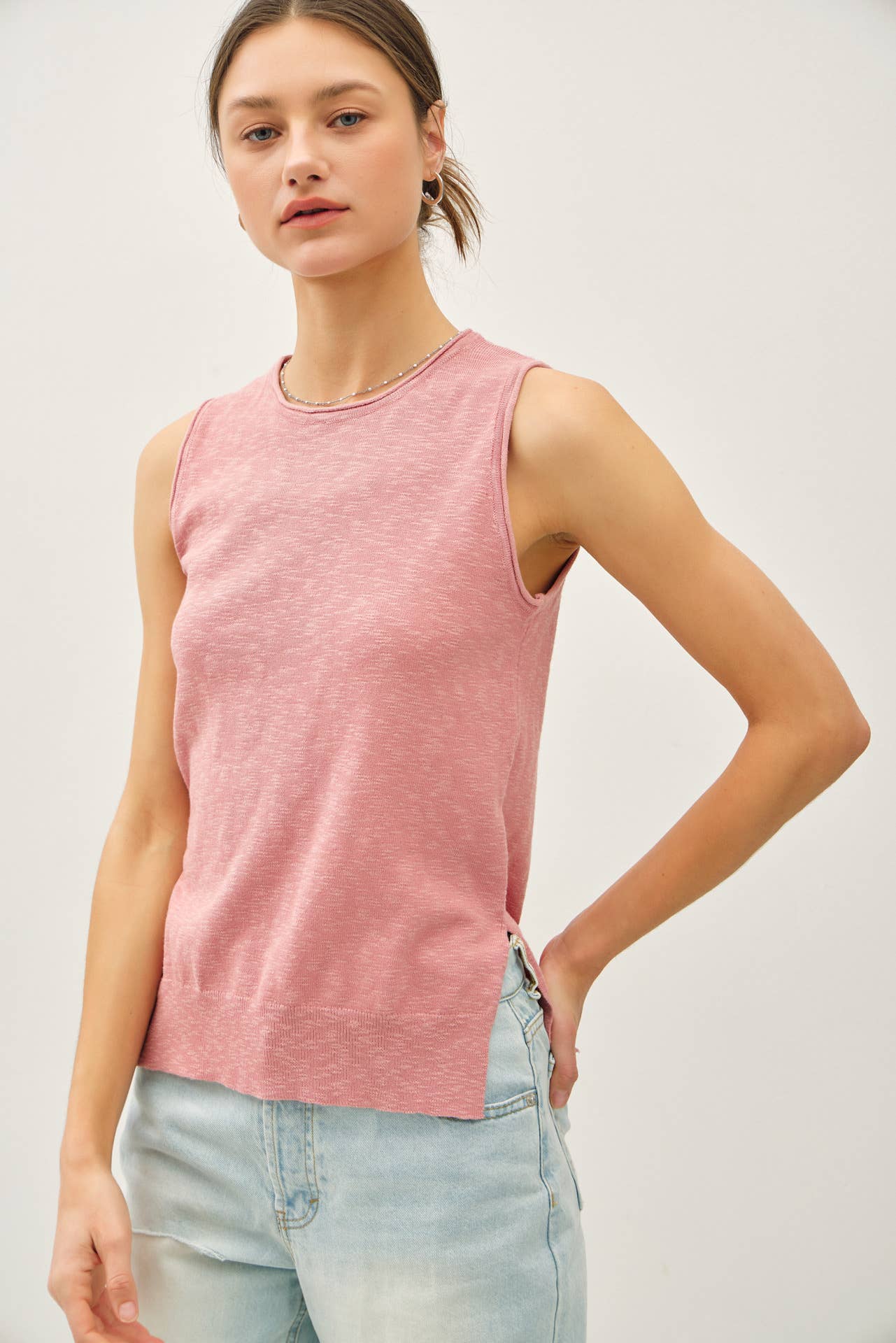 Martina Raw Seam Tank