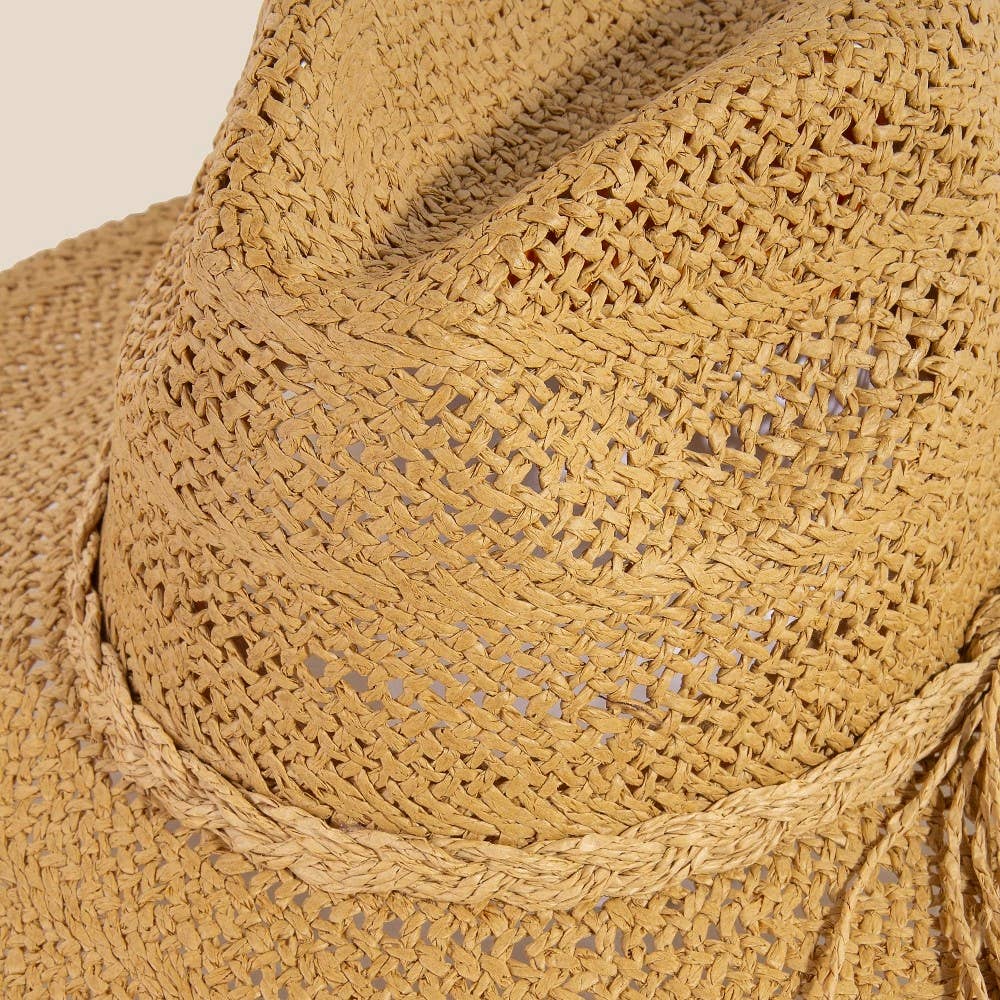Ava Braided Rope Band Straw Hat