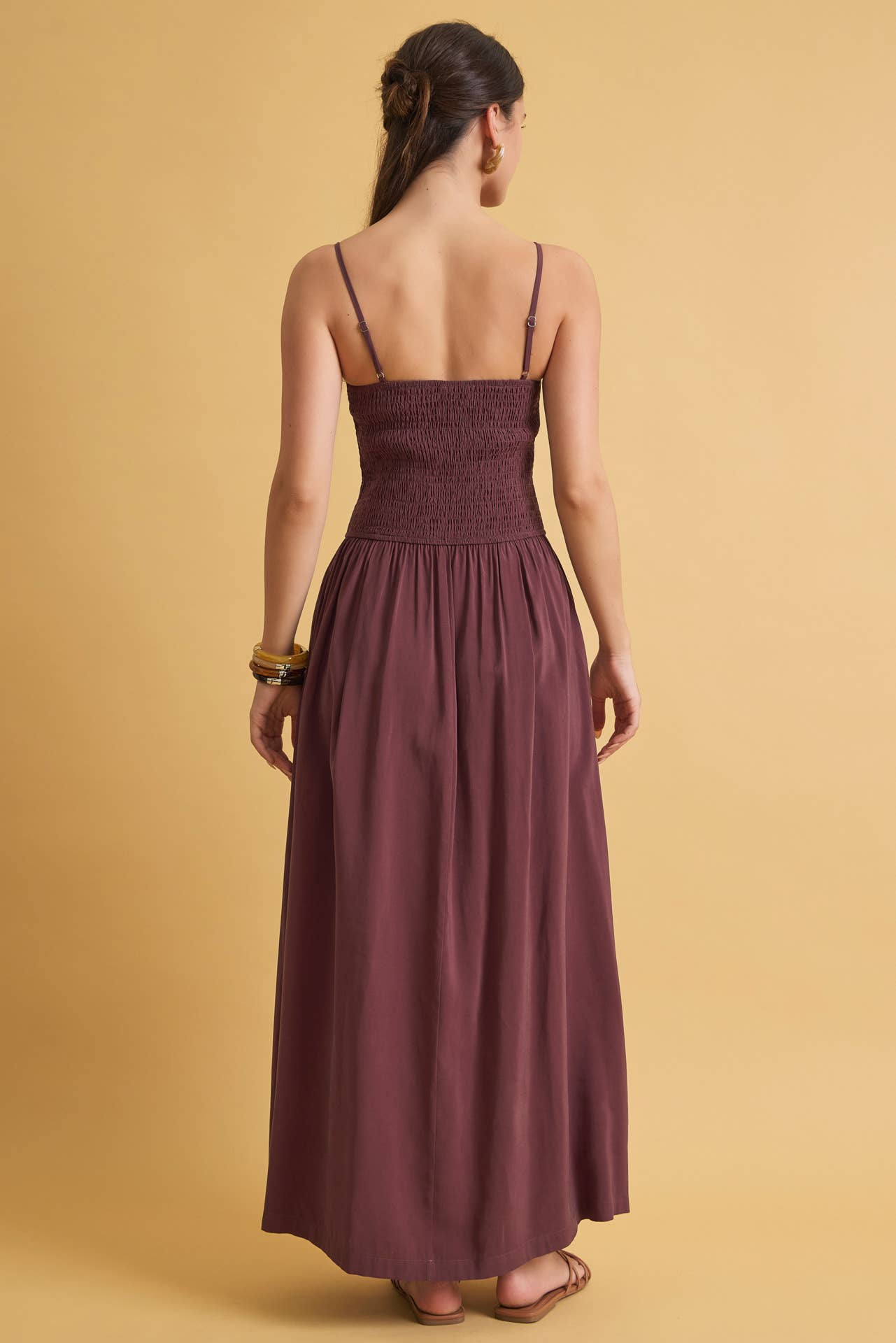 Bayer Dropped Waist Maxi Dress