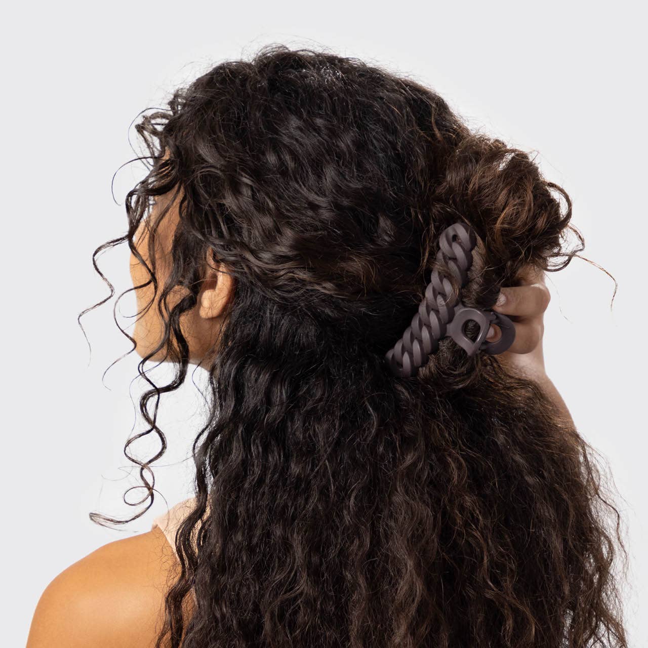 KITSCH Eco-friendly Chain Claw Clip 3pc Set - Neutral