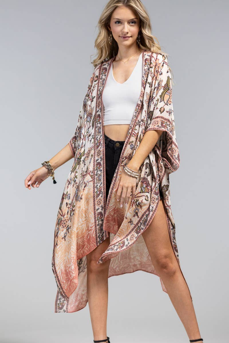 Holz Shalimar Floral Kimono