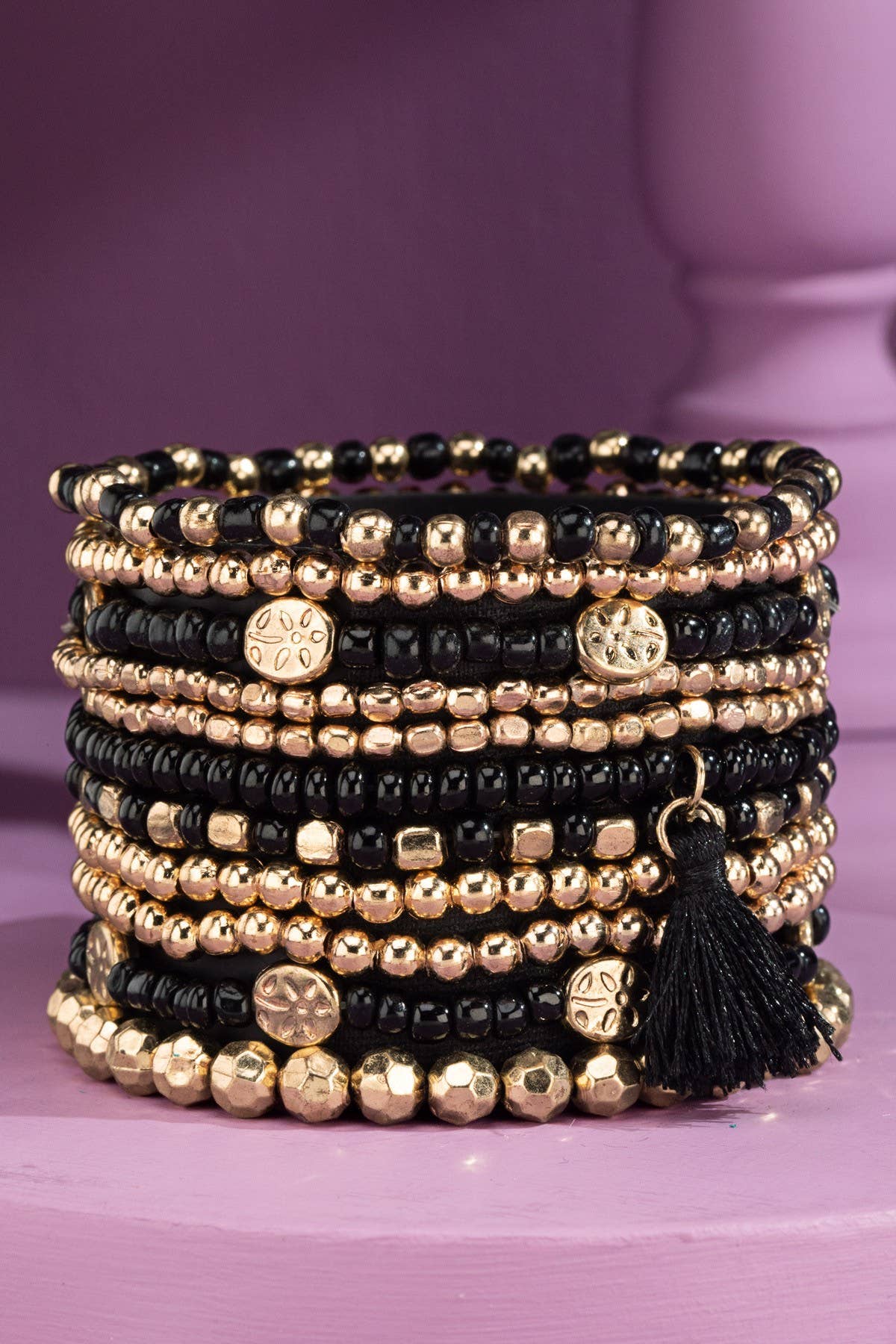 Hannity Bead Stretch Bracelet Set