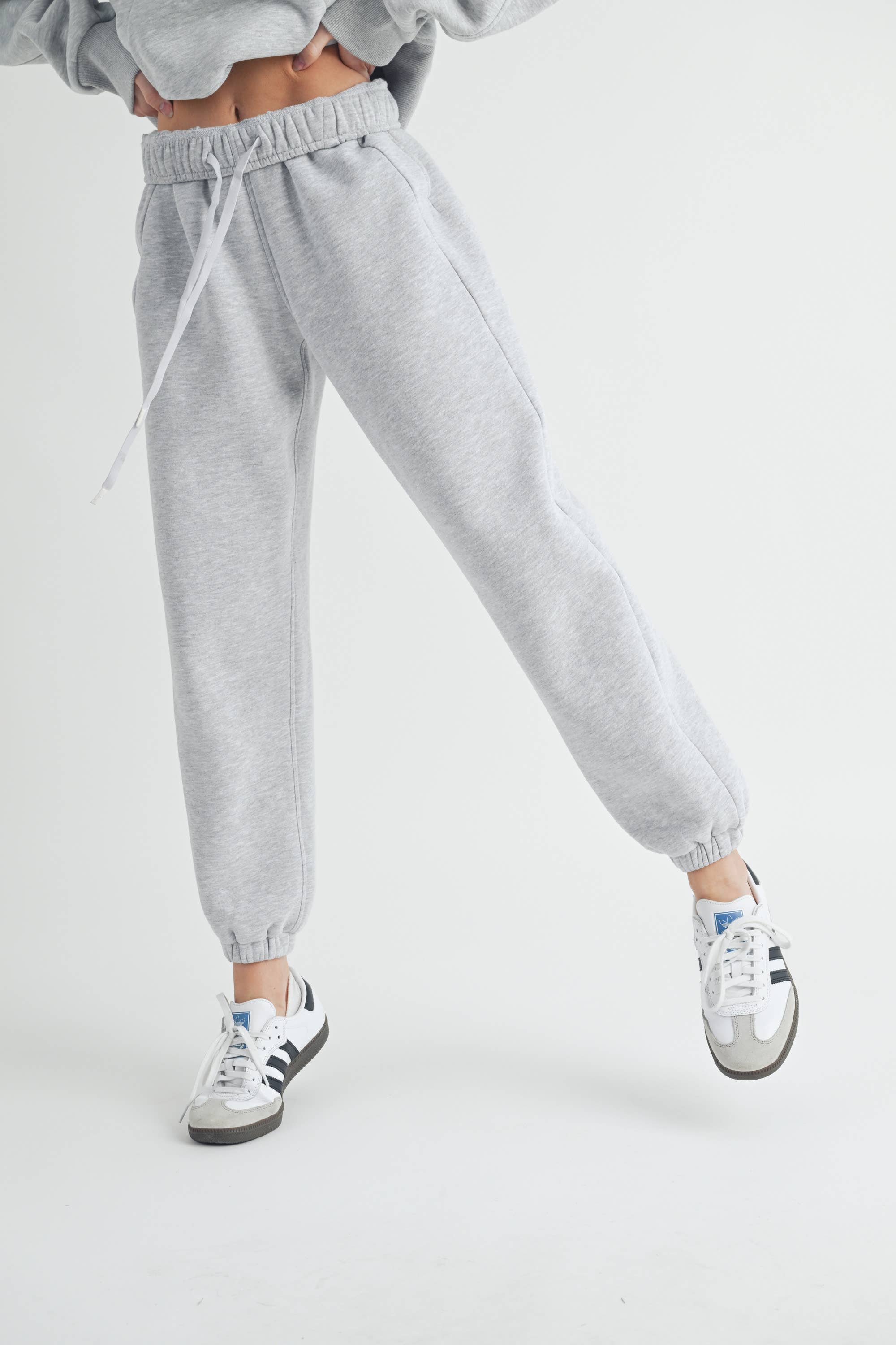 Rani Heather Grey Jogger Pants