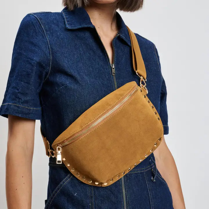 Gizelle Grommet Sling Fanny Pack Bag (2 Colors!)