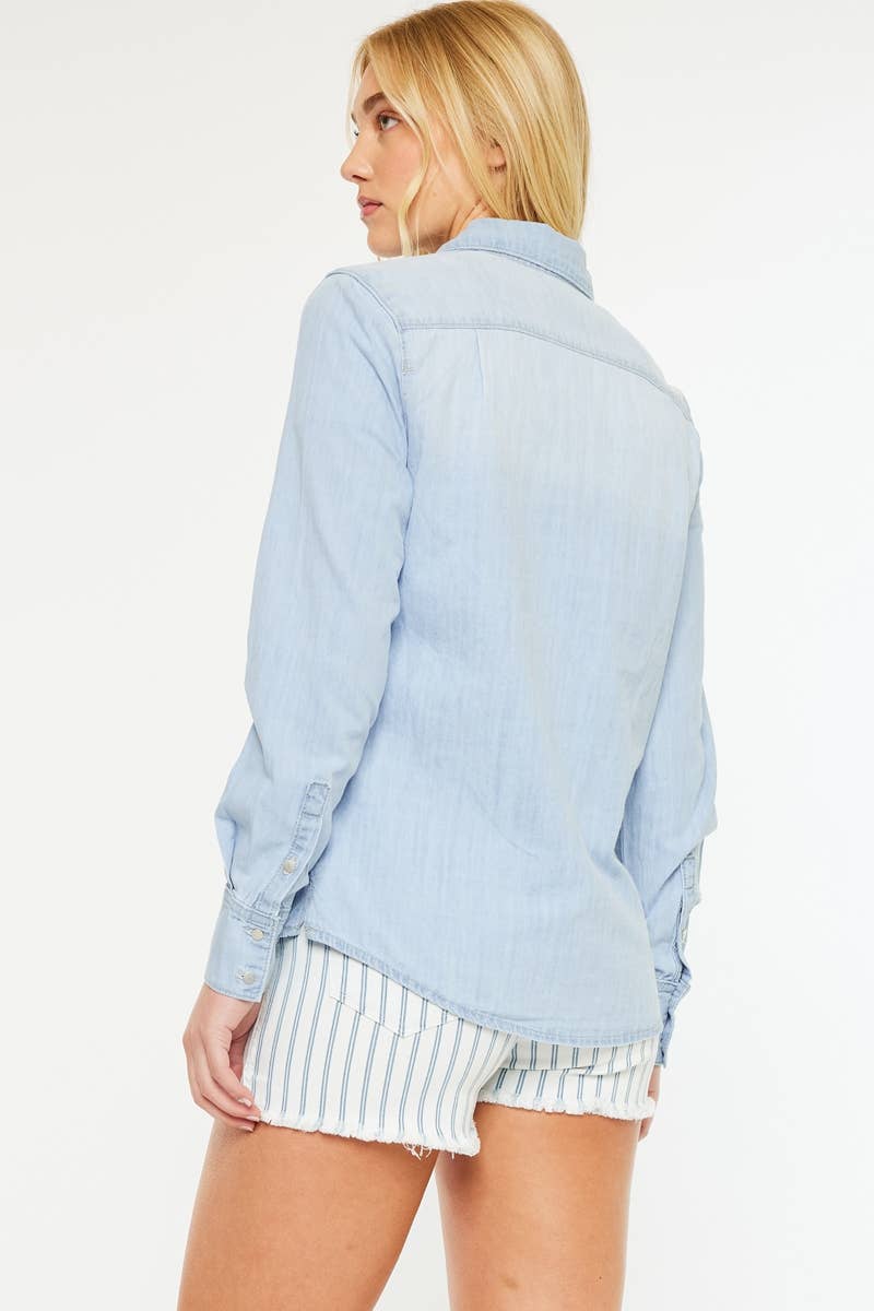 KanCan Sugar Denim Shirt