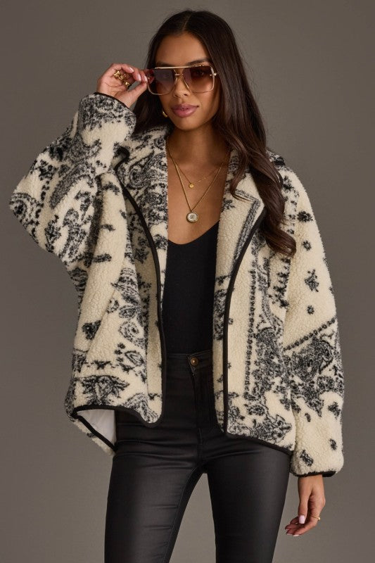 Valencia Paisley Coat