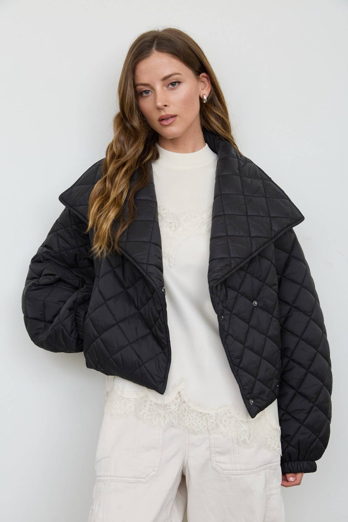 Rosie Quilted Crop Jacket PREORDER