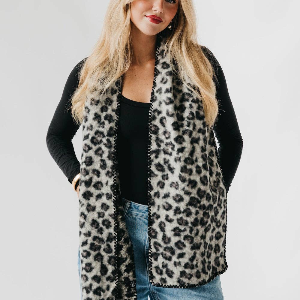 Laine Leopard Scarf -In stores 10/9!