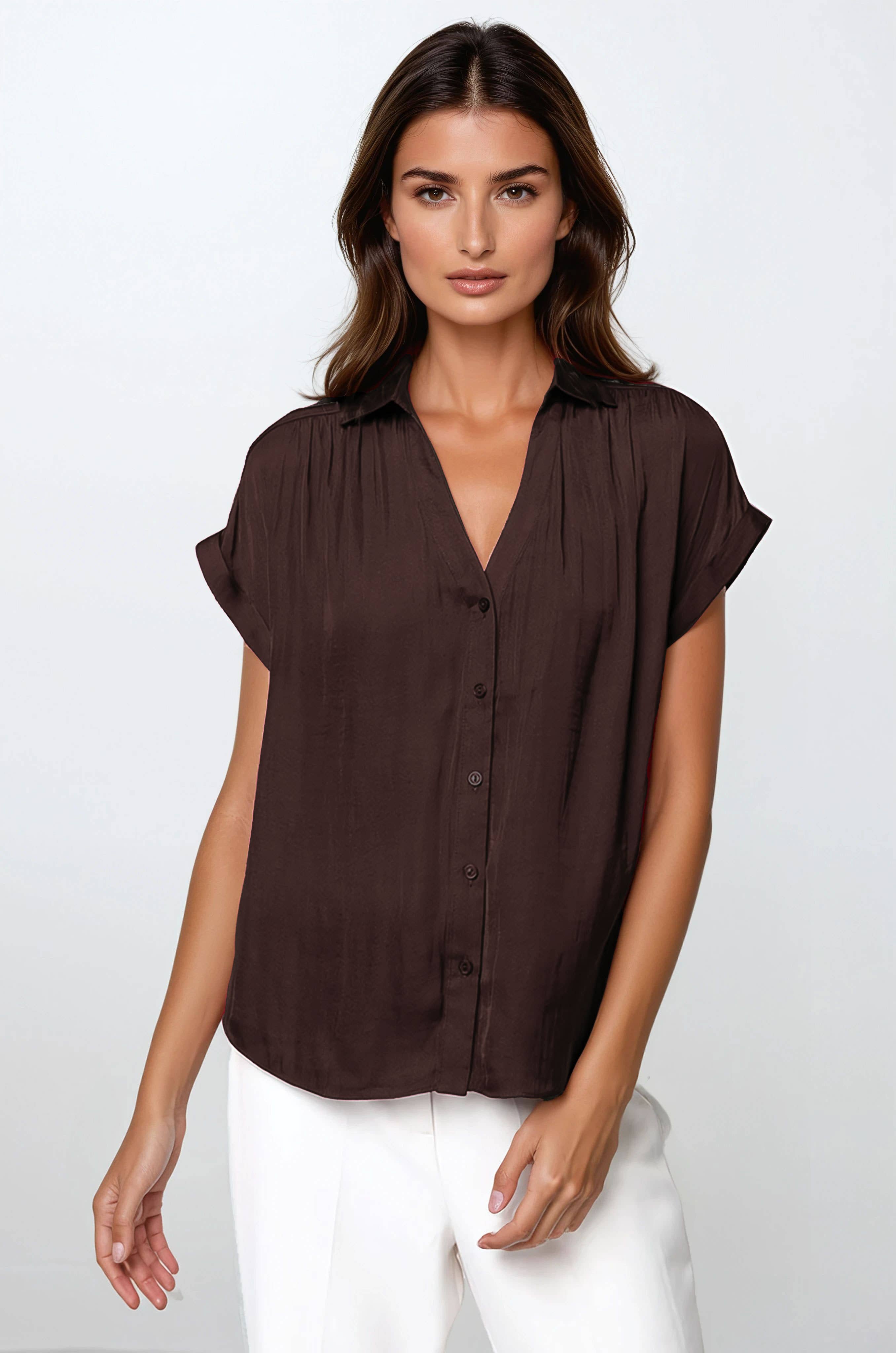 Vala Short Sleeve Blouse
