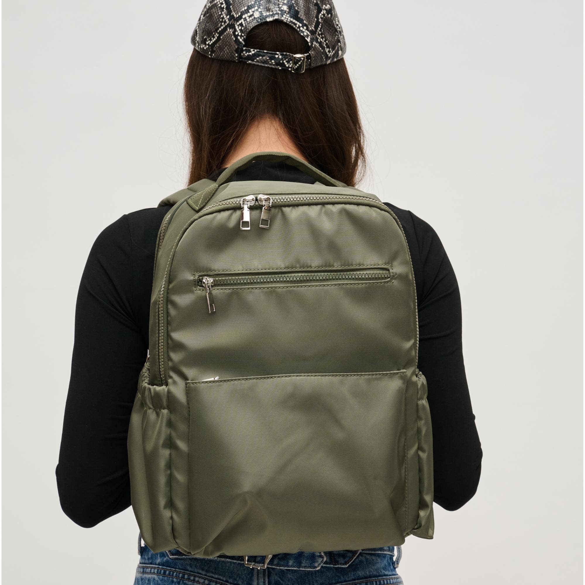 Urban Explorer Nylon Multi Compartment Travel Backpack