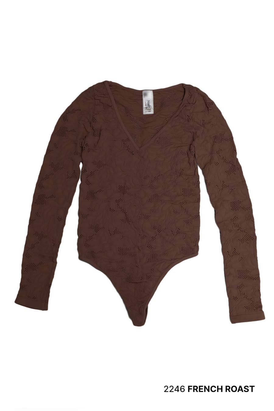 NIKIBIKI Lola Lace Textured Bodysuit