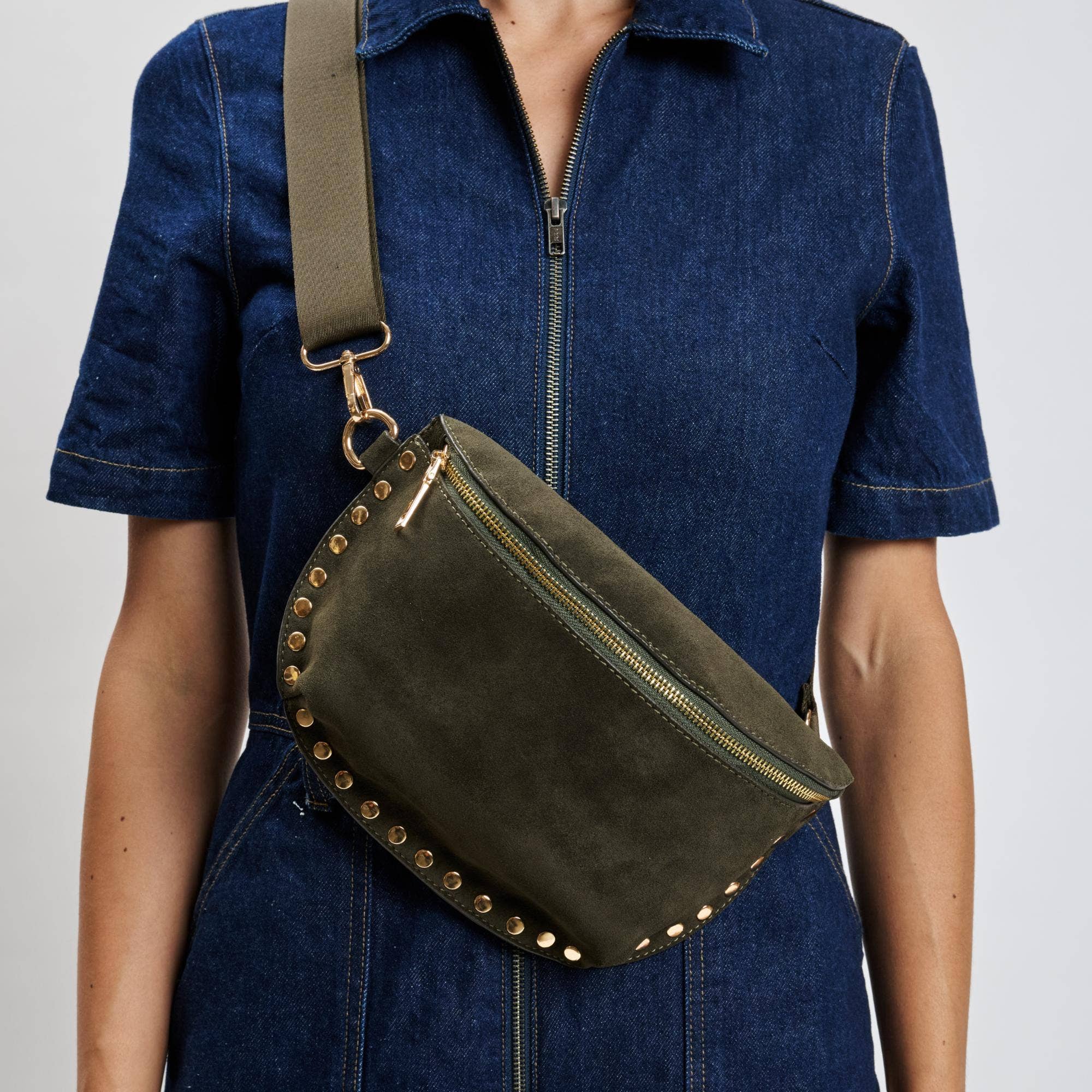 Gizelle Suede Belt Bag