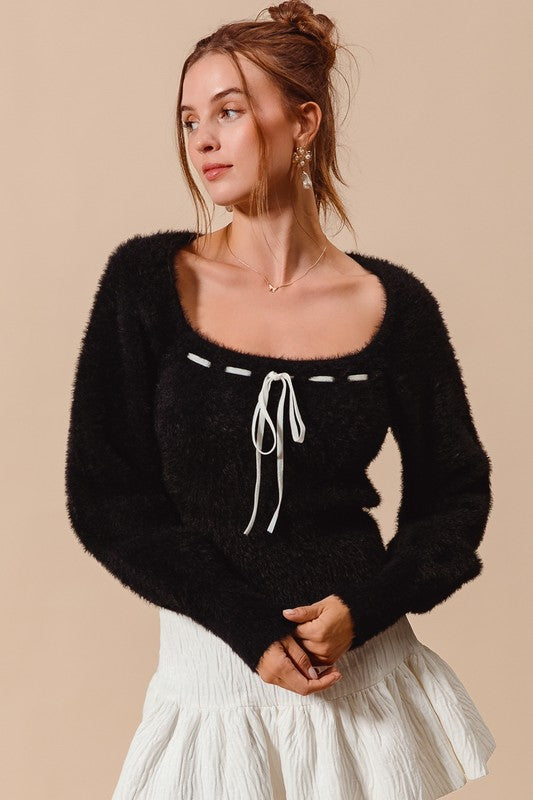 Seth Bow Fury Sweater FINAL SALE