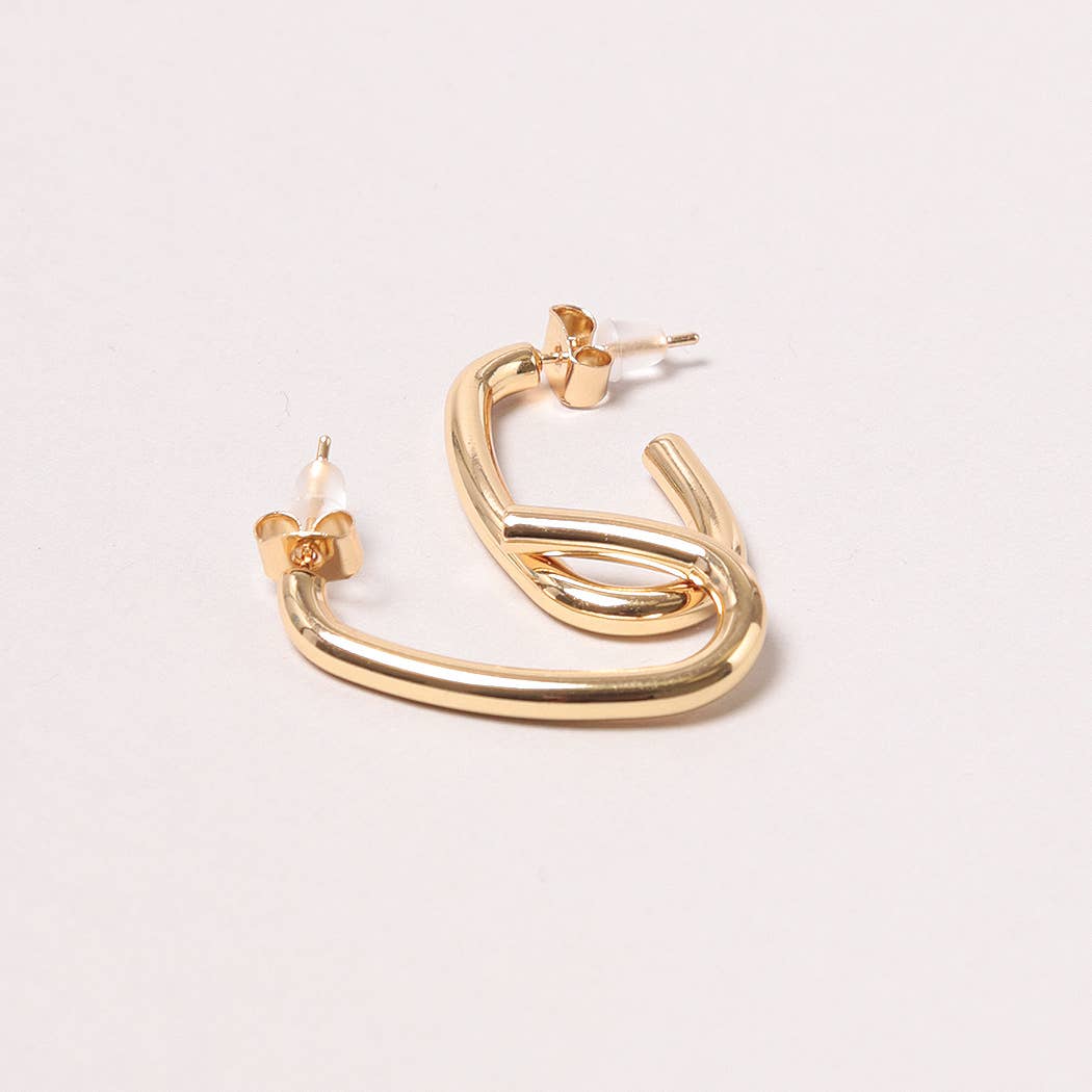 Dole 14K Gold-Dipped Long Post Earring (2 Colors!)