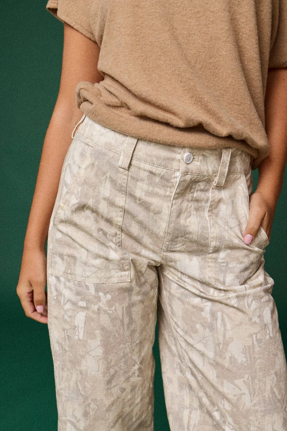 Flo Camouflage Utility Cargo Pants