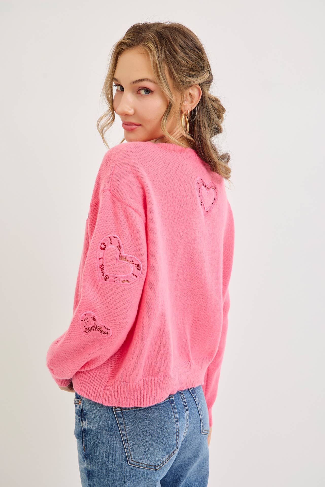 Crushing Heart Cutout Sweater FINAL SALE