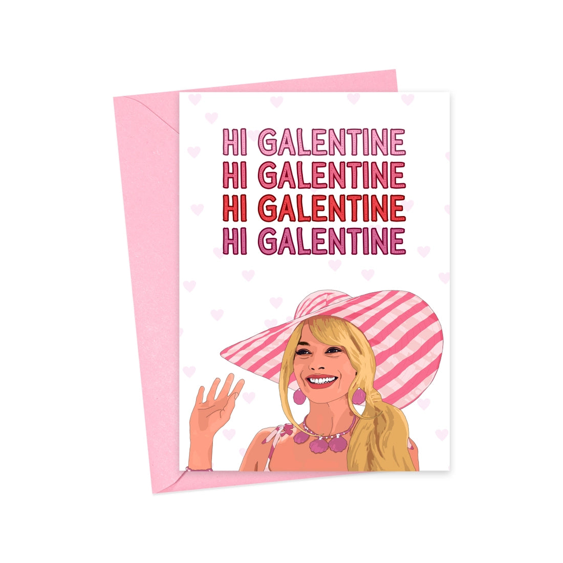 Barbie Galentine Greeting Card