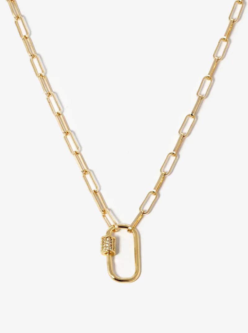 Yaral Carabiner Pendant Chain Necklace