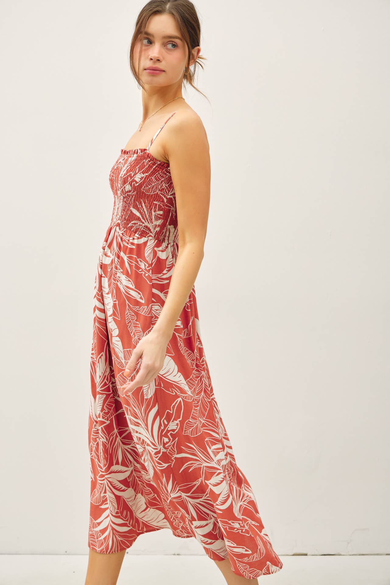 Taylor Print Midi Dress